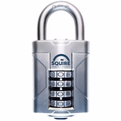Squire Vulcan Combi 50 Heavy Duty Combination Padlock in Blue – 1