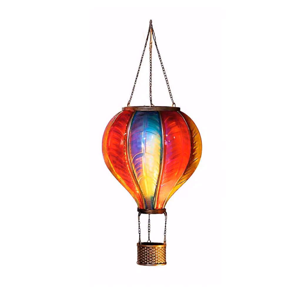 Marco Paul Solar Powered Hanging Rainbow Flaming Balloon Light in Multicolour – 2