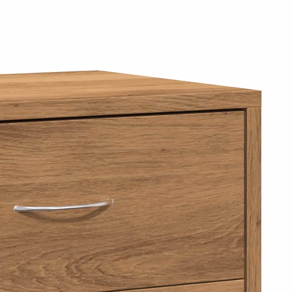 Berkfield Home Artisan Oak Bedside Cabinet in Brown, W/D/H: 40 x 30 x 40 cm – 4