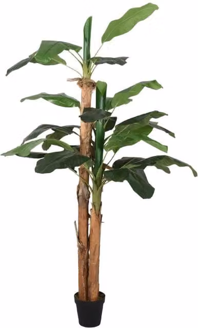Berkfield Home Artificial Banana Tree with 9 Leaves, Green, Height: 120 cm – 1