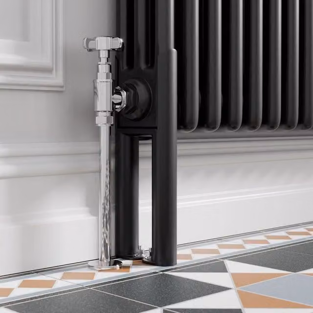 Temprazo Black Triple Bar Legs for Traditional Radiators