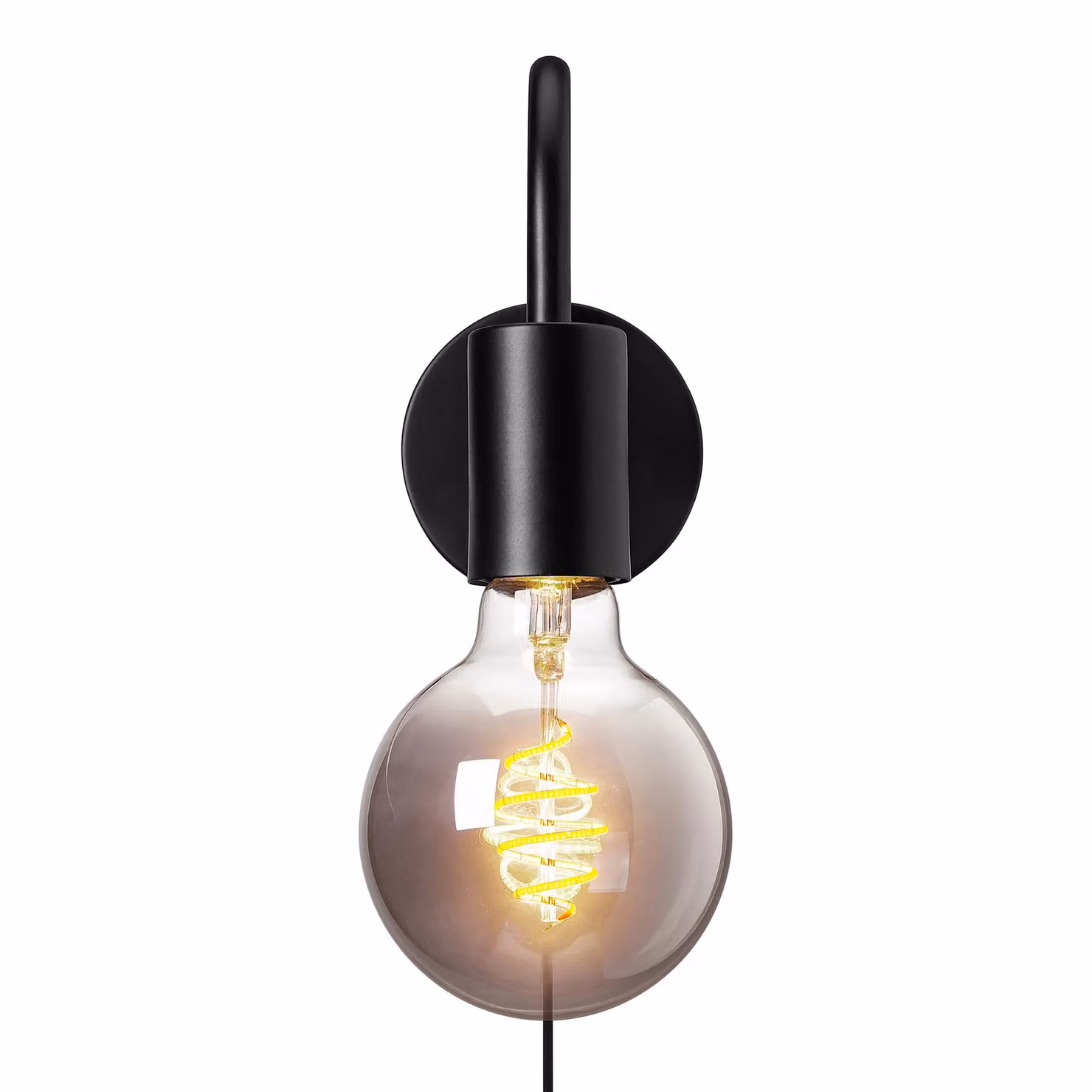 Nordlux Paco Industrial Wall Light in Black Metal with E27 Socket – 2