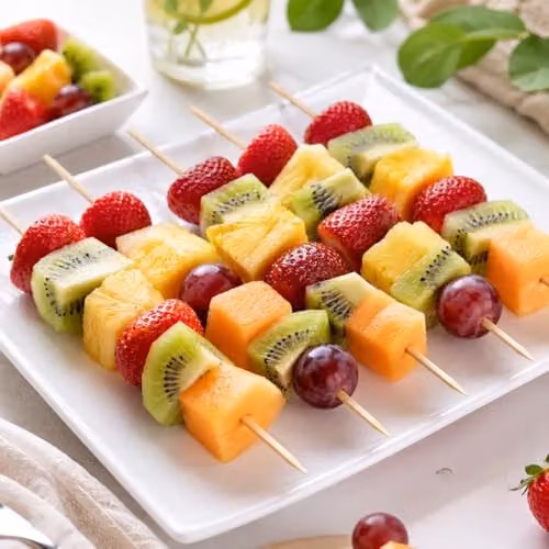 Shatchi 100 Pack Natural Bamboo BBQ Skewers, 30 cm Round Wooden Kebab Sticks – 6