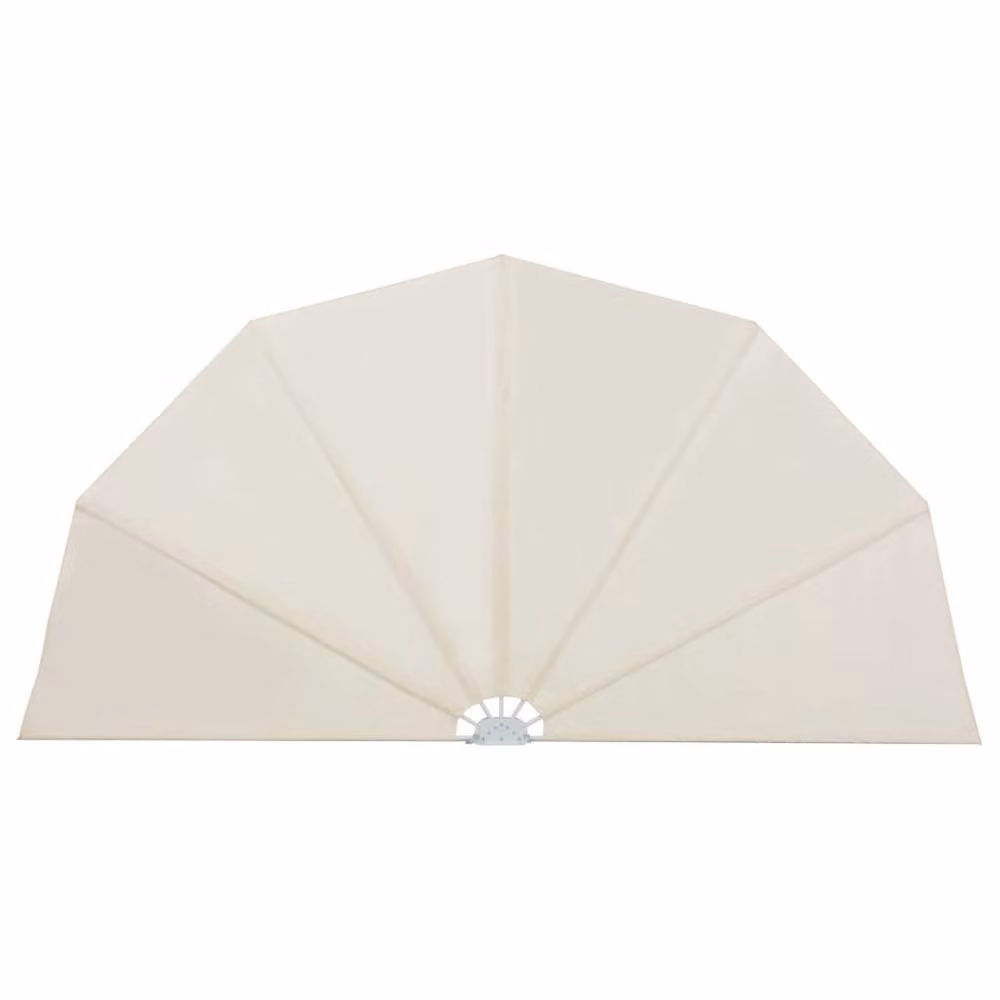 Berkfield Home Collapsible Terrace Side Awning in Beige, Width: 200 cm – 2