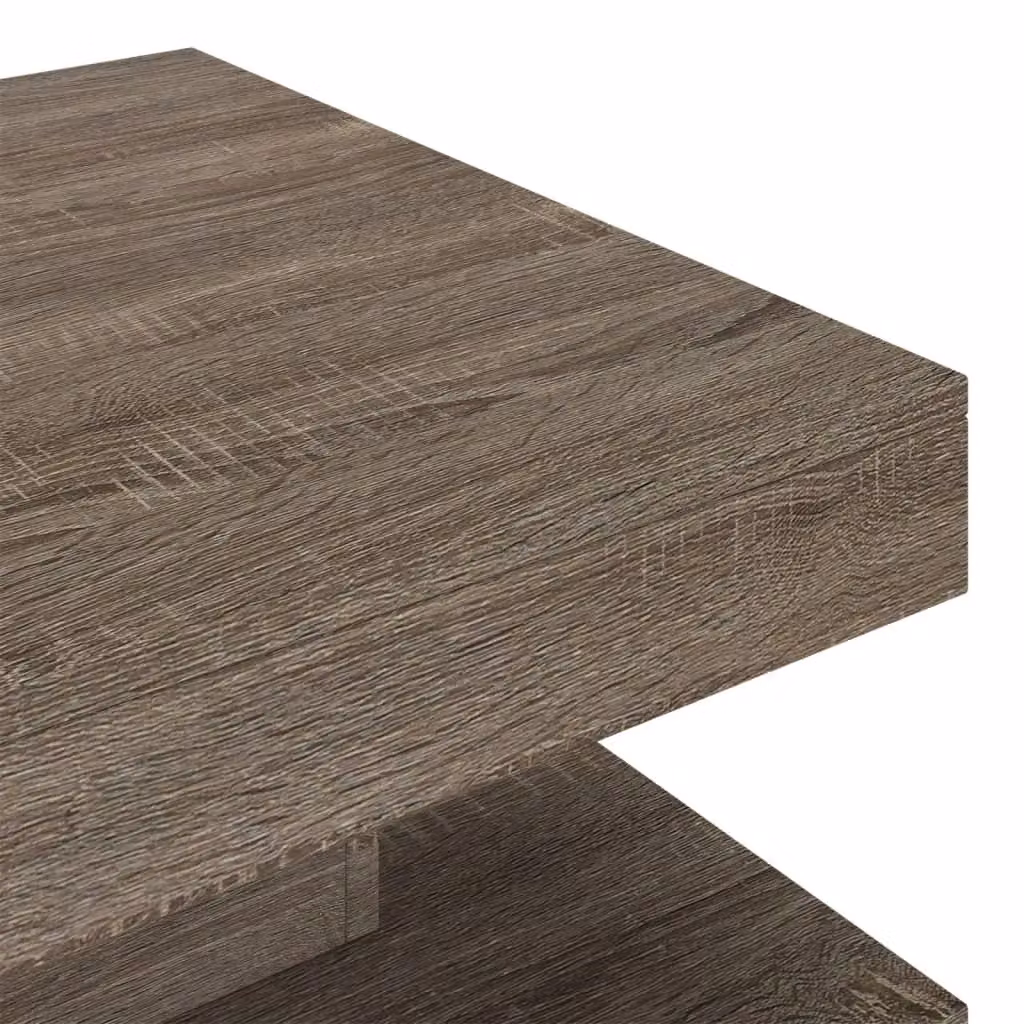 Berkfield Home Grey MDF Square Coffee Table W/D/H: 60 x 60 x 35 cm – 3