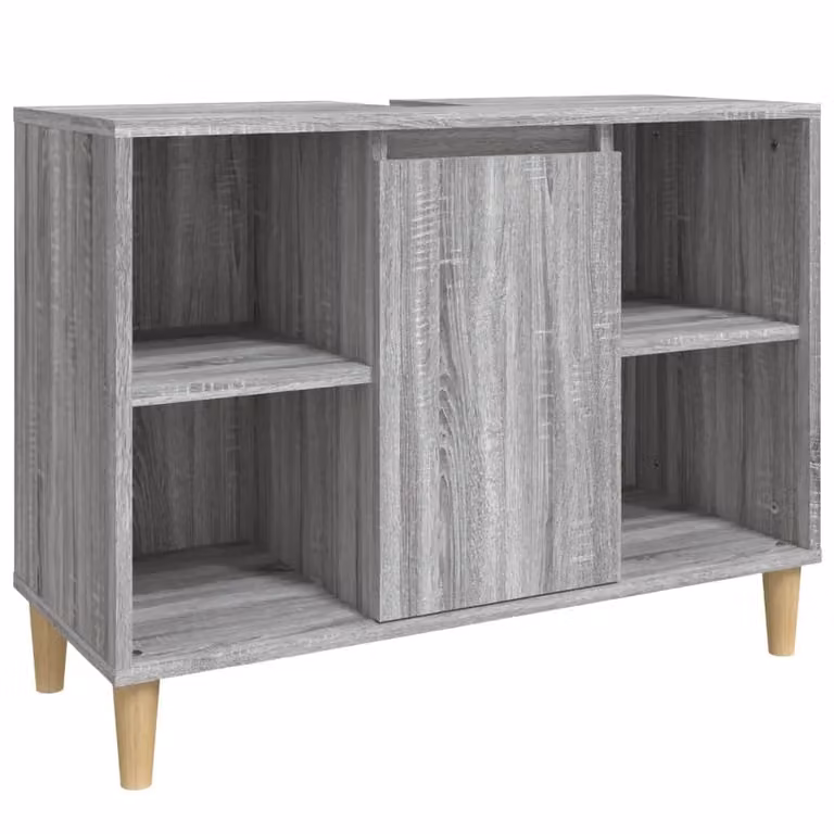 Berkfield Home Grey Sonoma Sink Cabinet W/D/H: 80 x 33 x 60 cm
