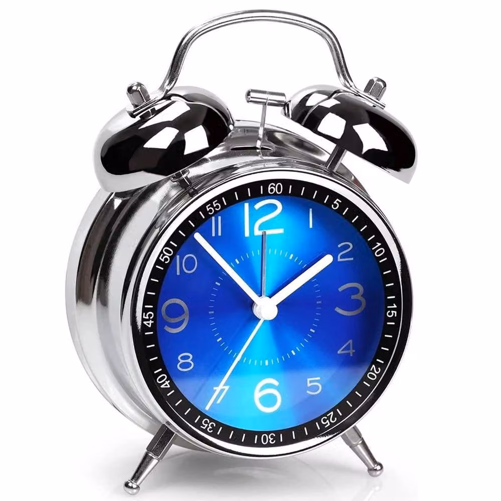 SPETLEK Extra Loud Twin Bell Alarm Clock in Blue – 3