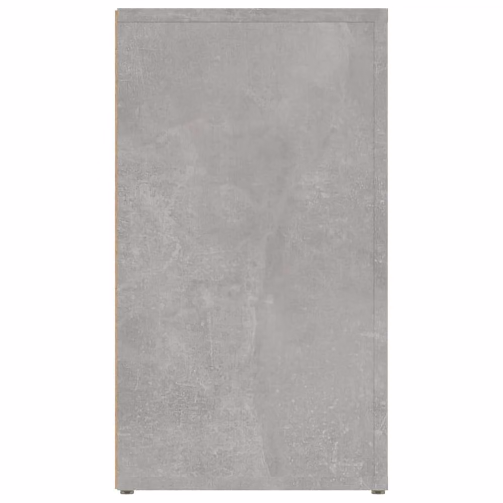 Berkfield Home Sideboard in Concrete Grey, W/D/H: 80 x 30 x 54 cm – 3