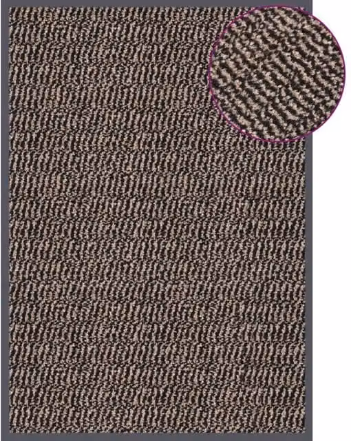 Berkfield Home Tufted Non-Slip Doormat, Brown, W: 40 cm, D: 60 cm – 1