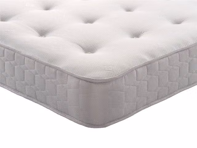 Essential Everyday Double Pocket Spring Mattress in White, W/D/H: 140 x 200 x 21 cm – 1