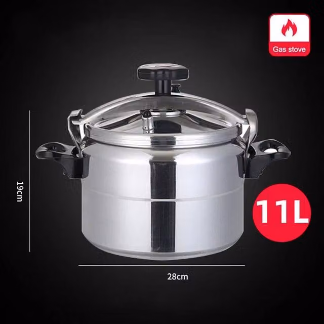 SPETLEK 11L Aluminium Quick Pressure Cooker in Silver