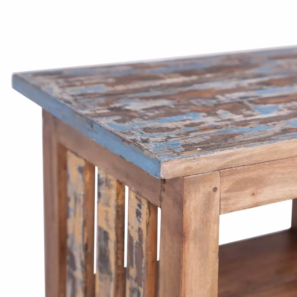 Berkfield Home Bedside Cabinet in Brown Solid Reclaimed Wood, W/D/H: 41 x 30 x 50 cm – 3