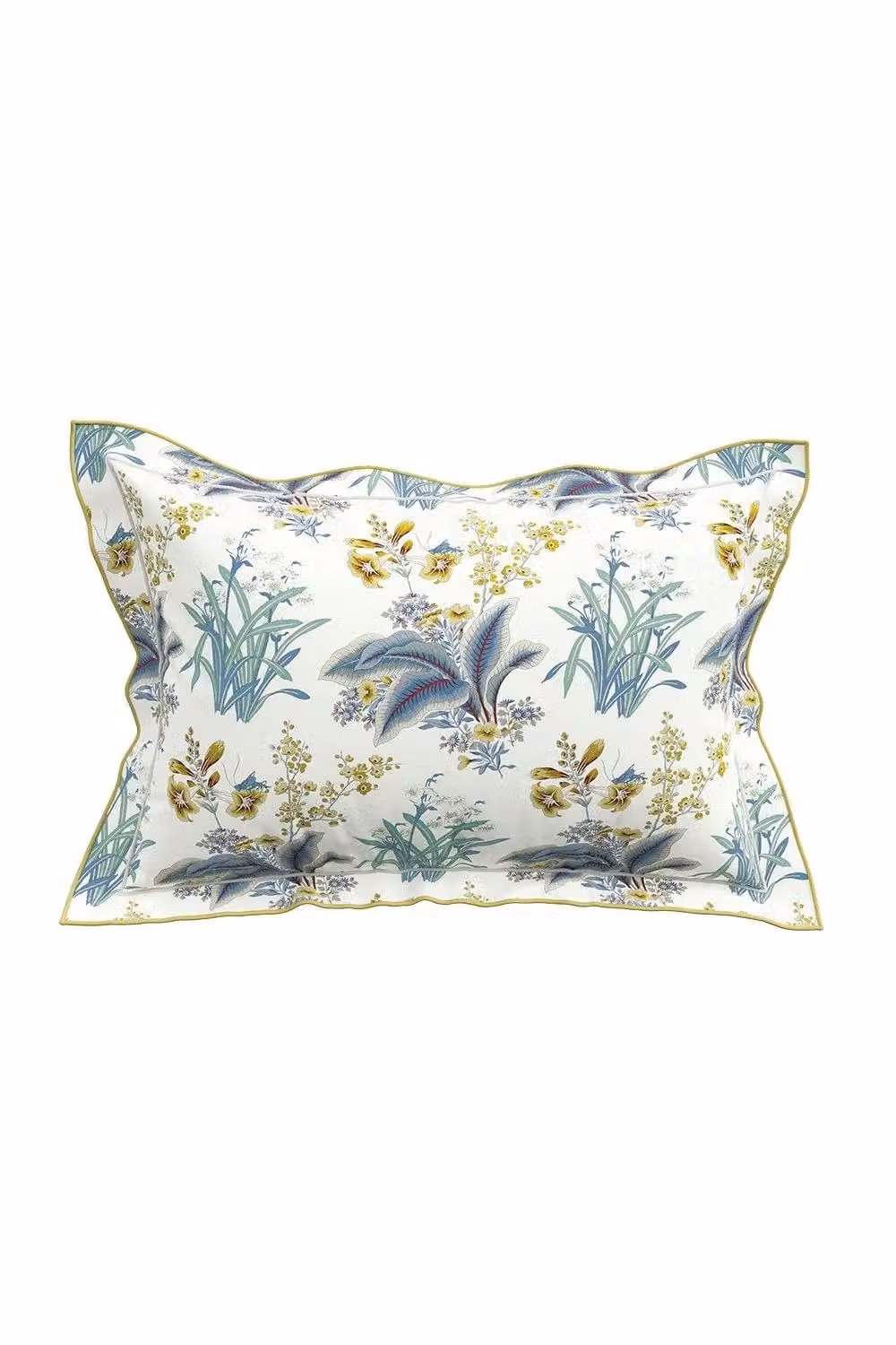 Sanderson Enys Garden Floral Cotton Mako Satin Duvet Cover and Pillowcase Set, Multicolour, W: 90 cm, L: 200 cm – 2
