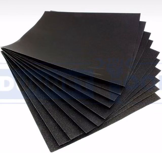 Garden Mile 10-Piece Black Wet and Dry Sandpaper, W: 23 cm x H: 23 cm