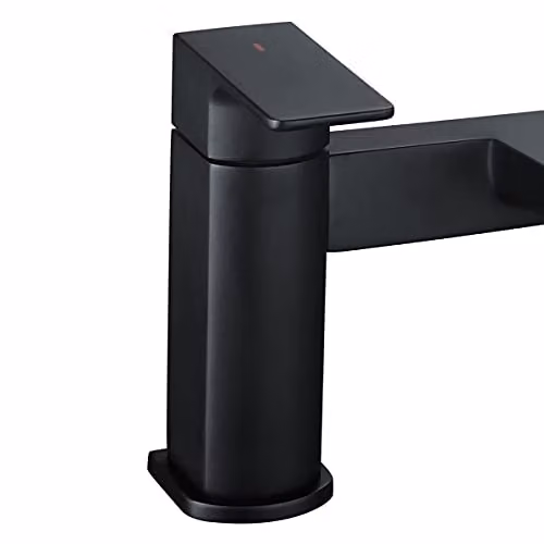Nes Home Keninton Two-Handle Bath Filler Tap in Matt Black – 3