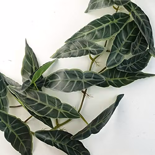 Green Leaf Design Artificial Hanging Plant with Foliage – 4