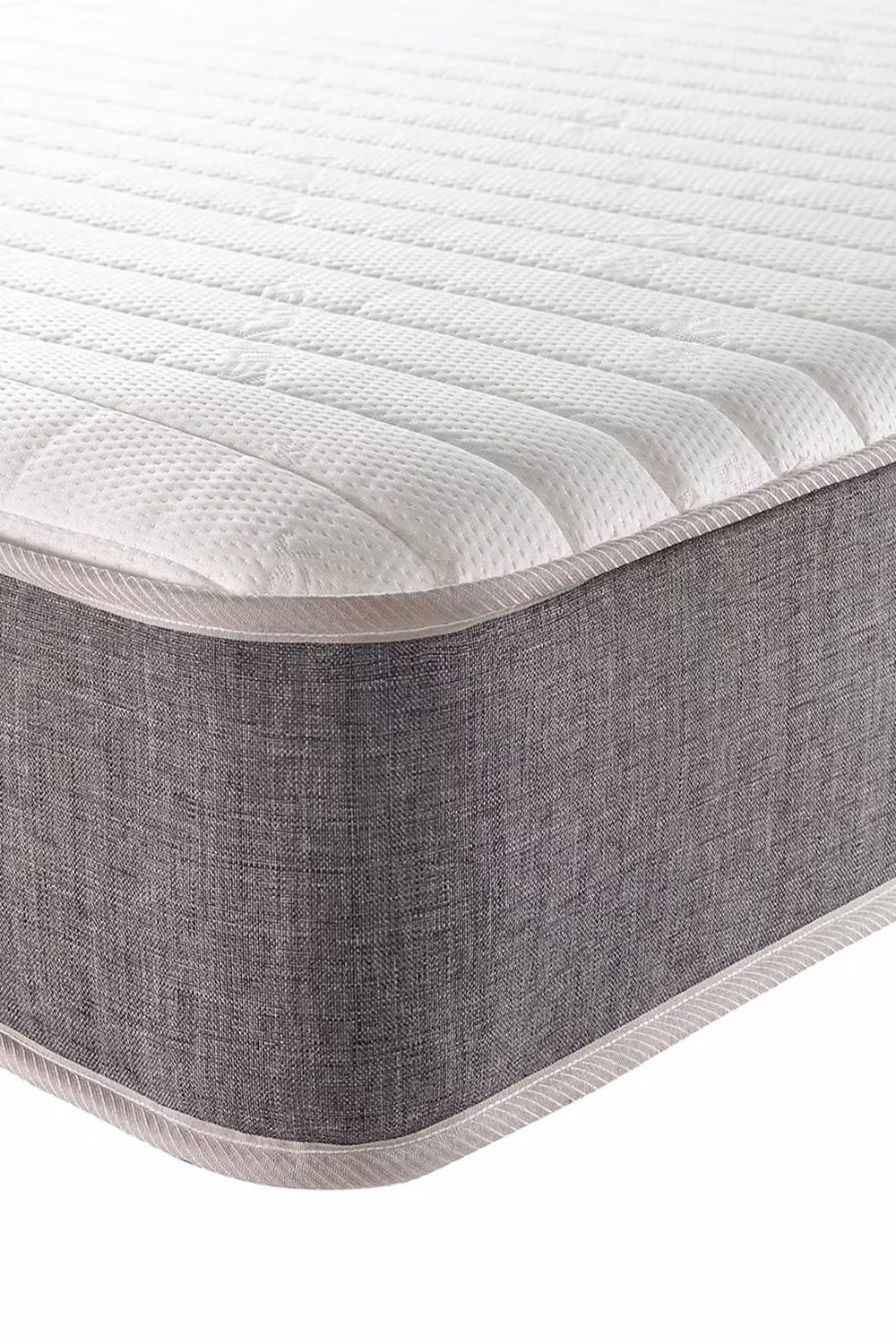 Aspire Pocket 3000 Cooler Memory Hybrid Mattress, White and Grey, W/D/H: 90 x 200 cm – 2