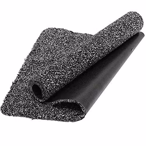 MantraRaj Super Absorbent Heavy Duty Non-Slip Washable Front Doormat, Grey, W: 55.1 cm, D: 15.4 cm – 2