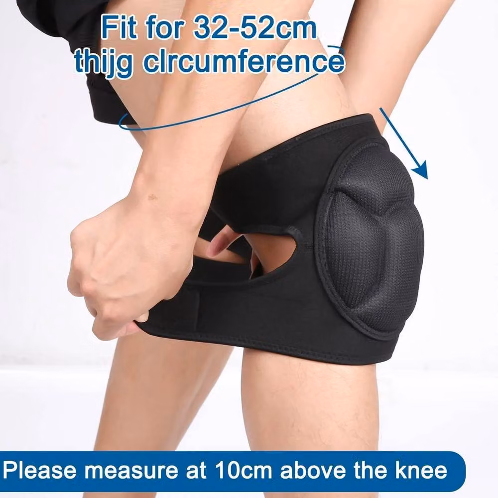 SPETLEK Professional Knee Pads Construction Comfort Leg Protectors, Black, Size 10 – 2