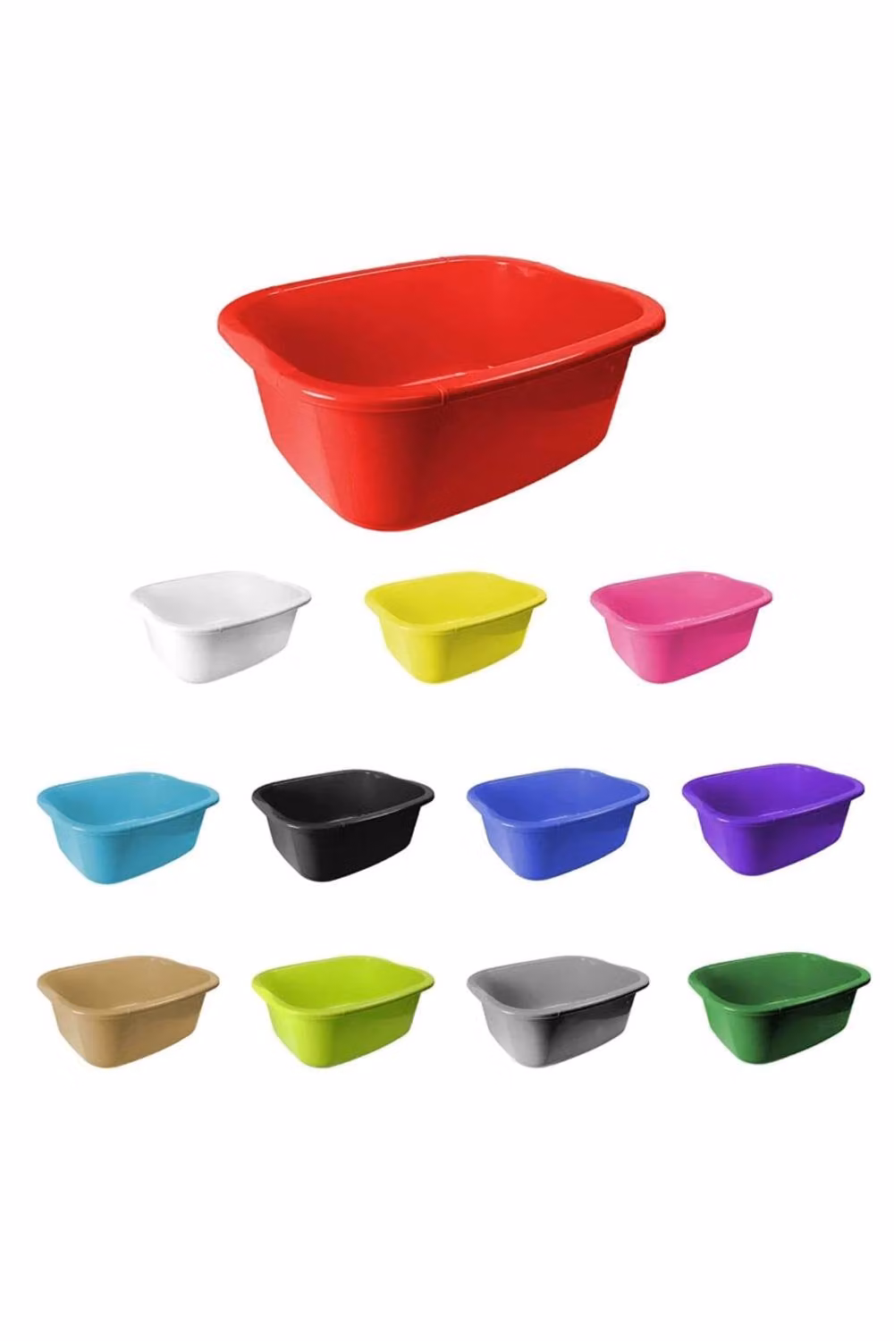 KDMD 11 Litre Plastic Kitchen Washing Up Bowl Basin in Multicolour – 2