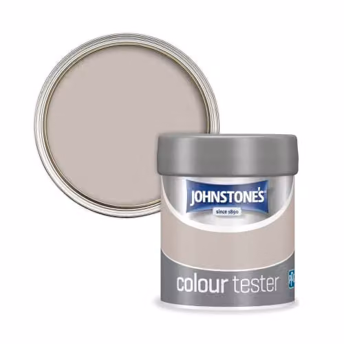 Johnstone's Colour Sample Tester Pot in Chapel Stone Beige, 75ml