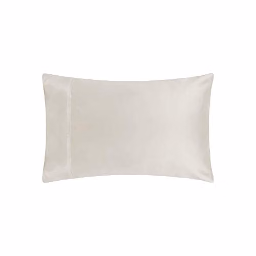 Belledorm Premium Blend 500 Thread Count Mako Satin Housewife Pillowcase Pair in White