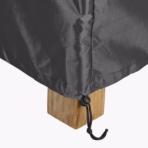 Ruma AeroCover Waterproof Polyester Outdoor Bench Cover in Anthracite Grey, W250 x D100 x H70 cm – 3