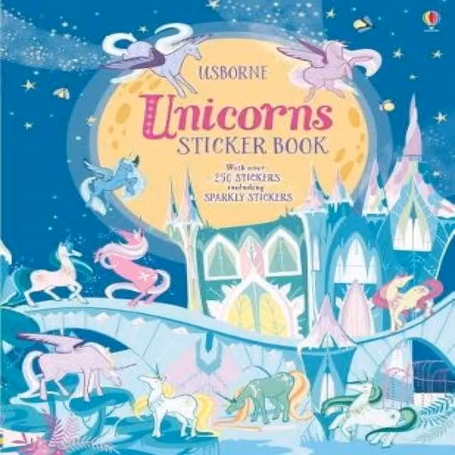 Fiona Watt Unicorns Sticker Book Paperback, Multicolour