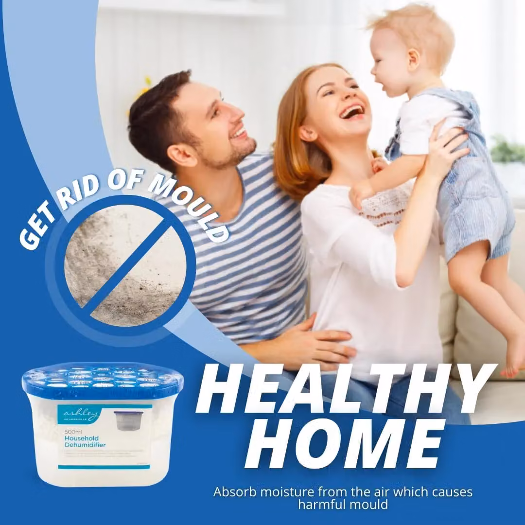 Ashley Blue Unscented Interior Dehumidifier, 500ml – 4