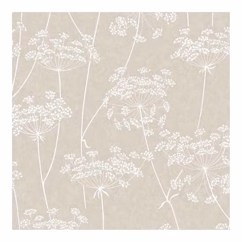 Superfresco Easy Botanical Floral Wallpaper in Beige – 1