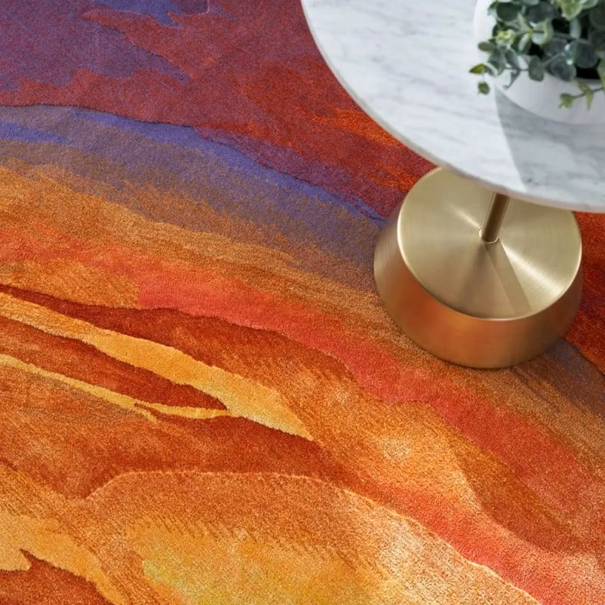 The Rug Shop UK Multi Abstract Optical 3D Hand Tufted Modern Rug, Multicolour, W: 114 cm, L: 170 cm – 3