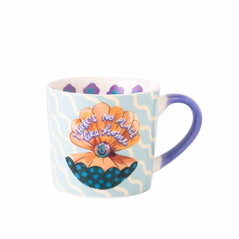 Eleanor Bowmer There's No Place Like Home Multicolour Floral Bone China Mug