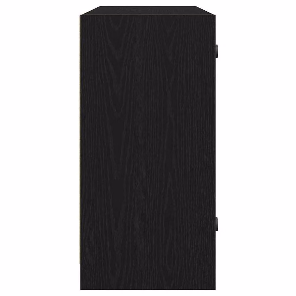 Berkfield Home Black Oak Sideboard in Engineered Wood, W/D/H: 102 x 37 x 75.5 cm – 4