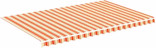 Berkfield Home Replacement Polyester Awning Fabric in Yellow and Orange, 5 x 3 m