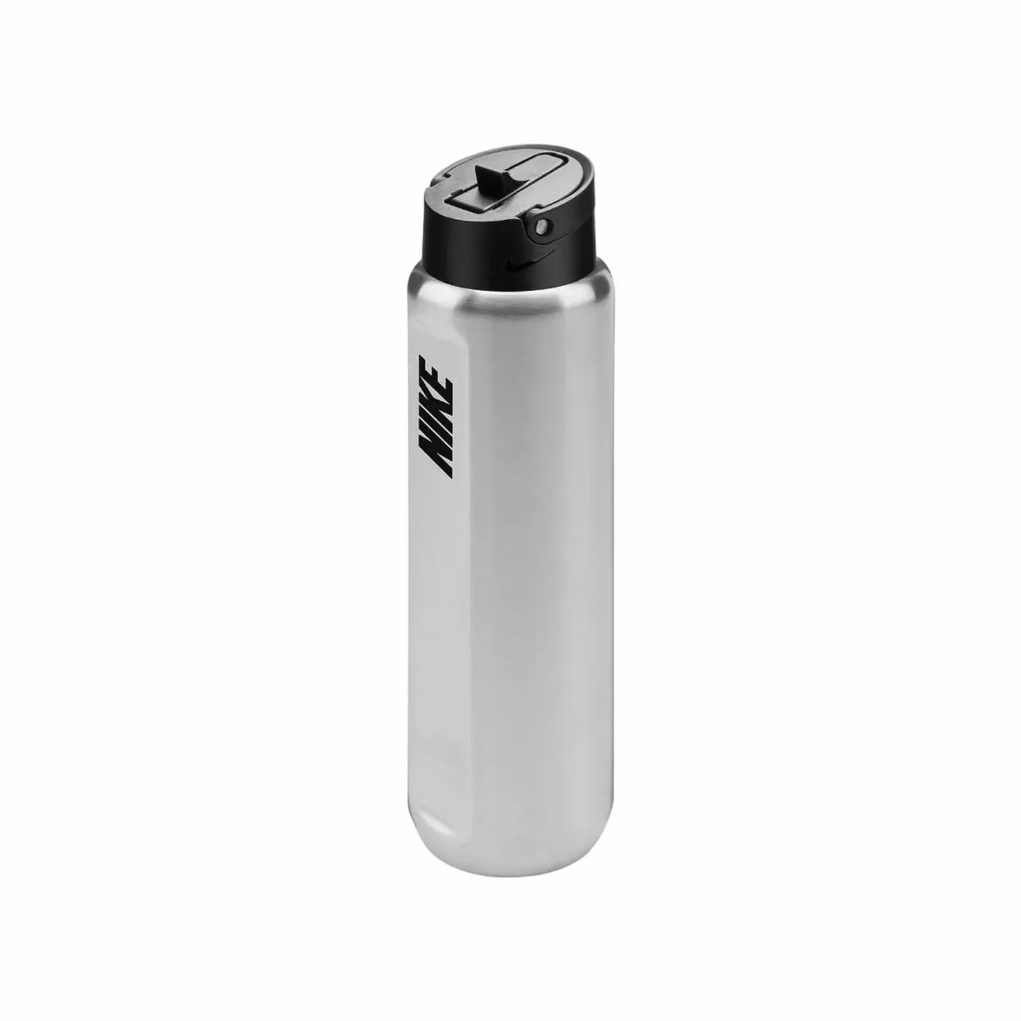 Nike Recharge Stainless Steel Straw Bottle with Carry Handle, Grey and Silver, 709 ml – 2