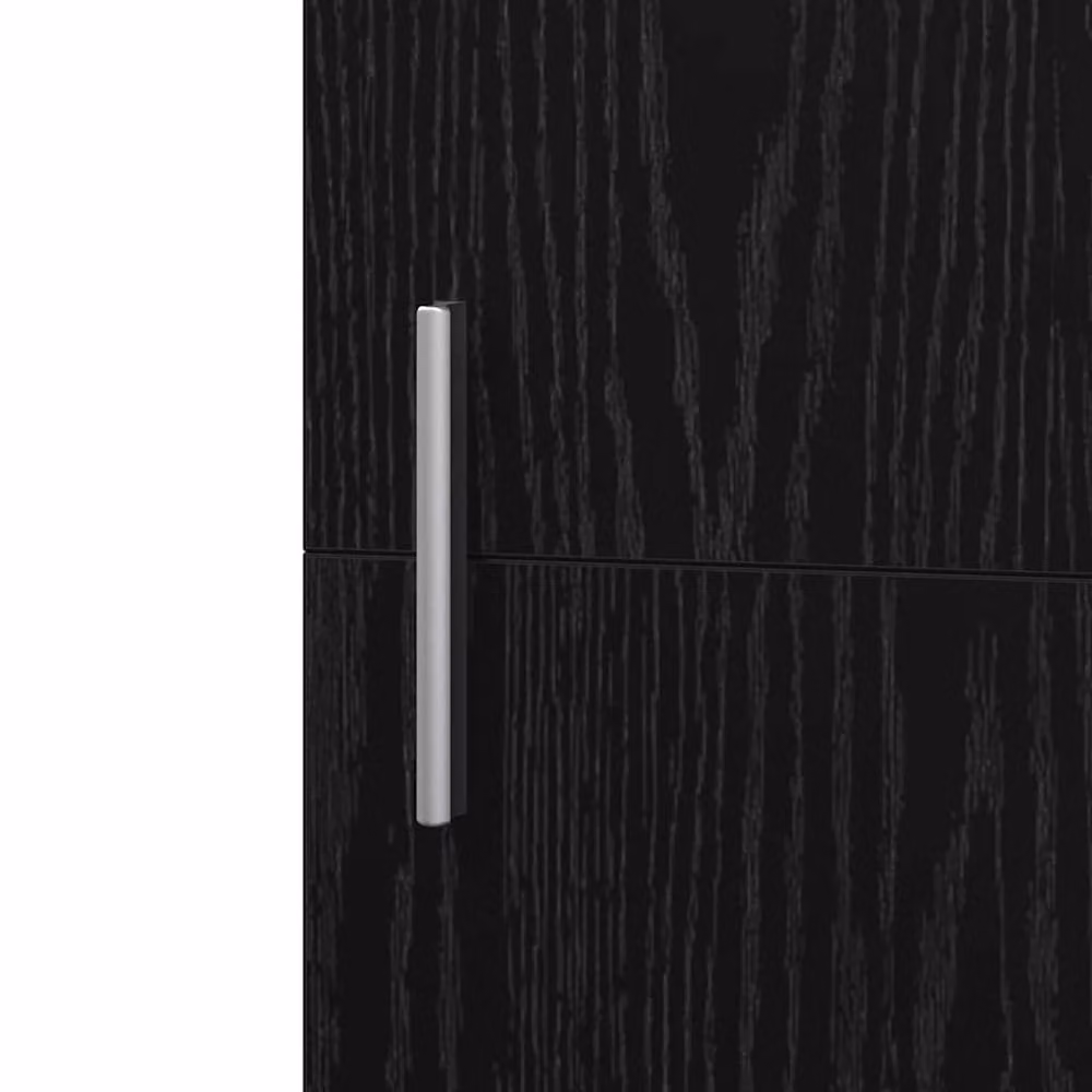 Berkfield Home Black Oak Highboard W/D/H: 50 x 42.5 x 185 cm – 5