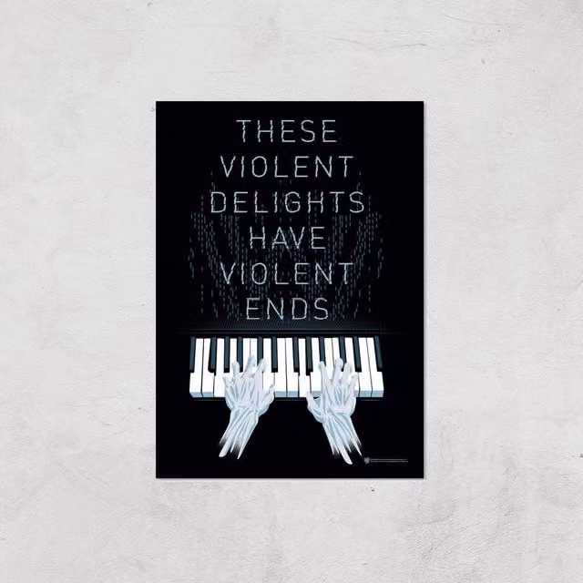 Westworld Violent Delights & Violent Ends Multicolour A2 Giclee Art Print