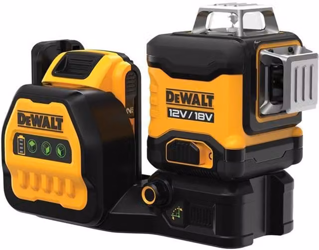 DeWalt DCE089D1G18 Green Multi-Line Laser 3 x 360 with 1 x 2.0Ah Li-ion Rechargeable Battery