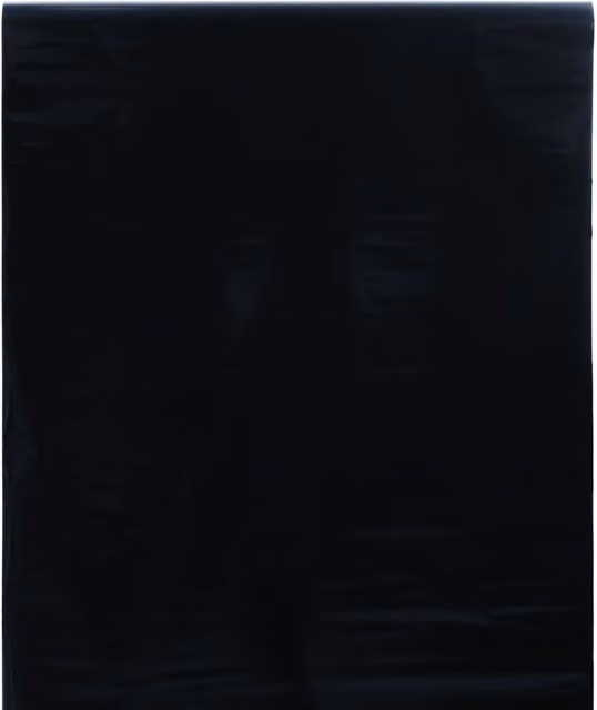 Berkfield Home Static Frosted Black Window Film, PVC, W: 60 cm, L: 1000 cm