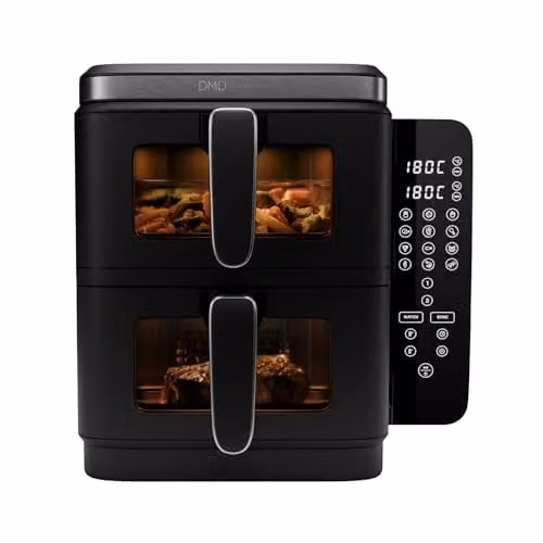 DMD Collective 11L Dual Zone Vertical Stacked Air Fryer in Black – 8