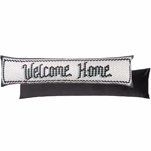 Riva Home Welcome Home Mosaic Message Draught Excluder, Multicolour – 2
