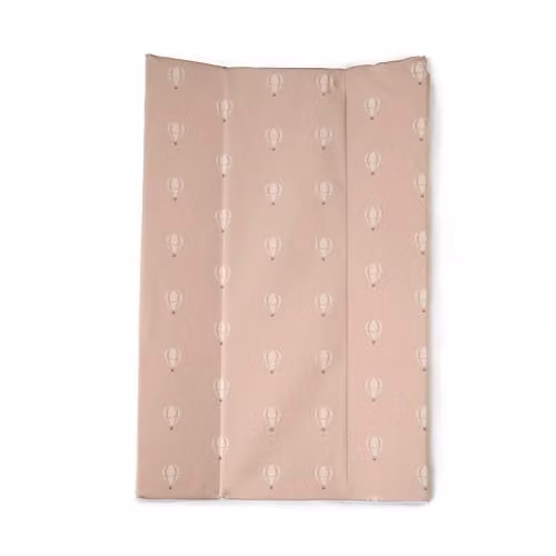 Clair de Lune Hot Air Balloon Anti-Roll Wedge Baby Changing Mat, Pink and Brown, W: 69 cm, D: 44 cm