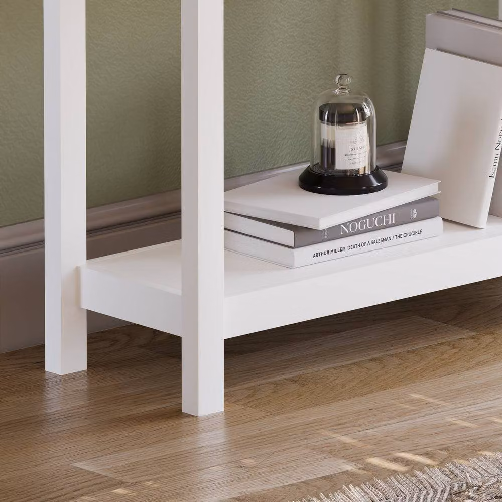 Vida Designs Arlington 2 Drawer Console Table in White – 4