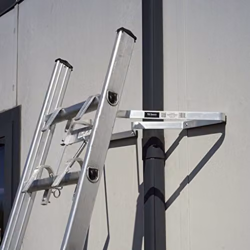 TB Davies 1400-001A Universal V-Shaped Down Pipe Ladder Stand Off Accessory Kit in Silver – 4
