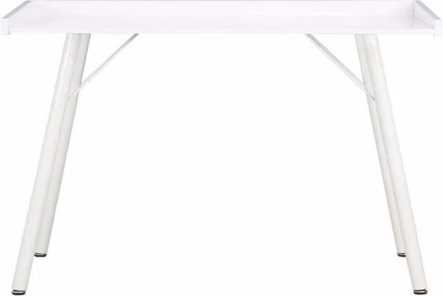 Berkfield Home Modern White Writing Desk, W/D/H: 90 x 50 x 79 cm
