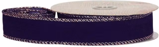 KDMD Purple Velvet Ribbon, 25mm x 9m – 1