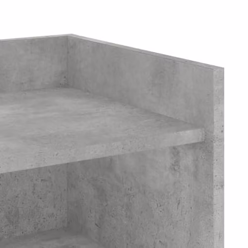 vidaXL Modern Sideboard in Concrete Grey, Engineered Wood, W/D/H: 73.5 x 35 x 75 cm – 4