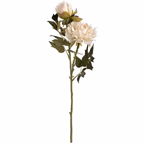 Hill Interiors White Peony Artificial Floral Tabletop Decoration
