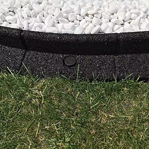 FlexiBorder Brown Flexible Rubber Garden Edging Border – 2