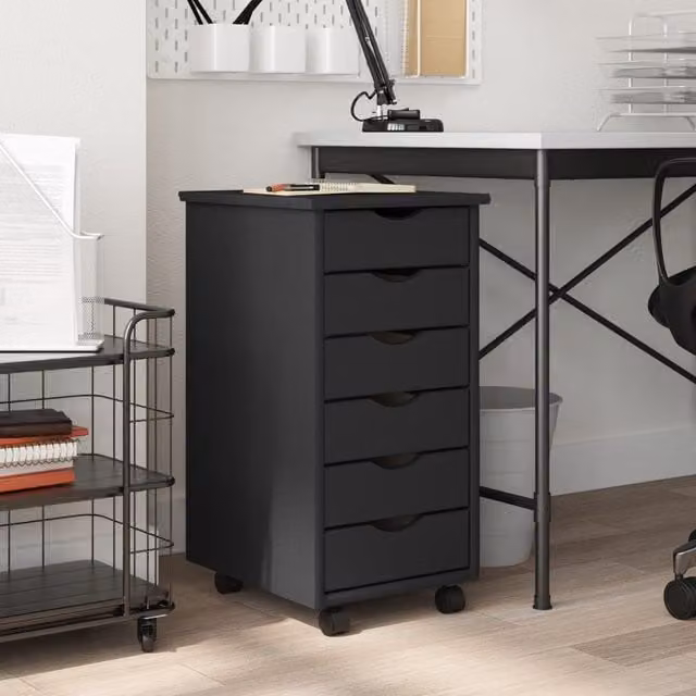 Berkfield Home Rolling Cabinet with Internal Drawers in Moss Grey Solid Pine Wood